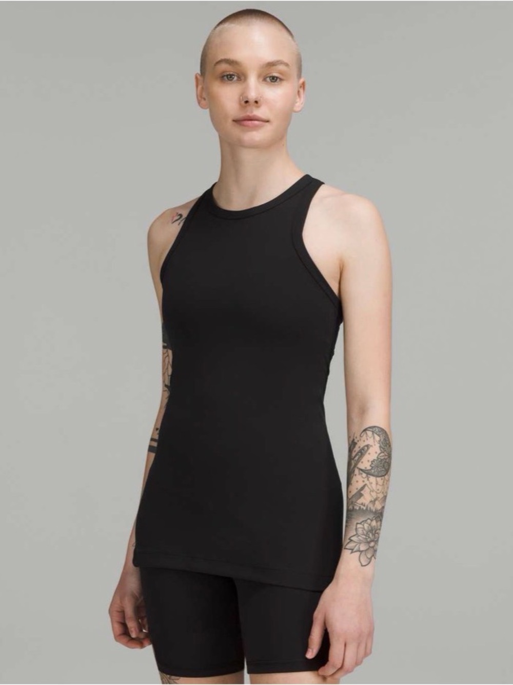 Lululemon Align Hip-Length Racerback Tank Top - Black (Size 6)